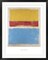 Framed Art Untitled Yellow, Red and Blue by Mark Rothko 31 1/2 x 23 1/2